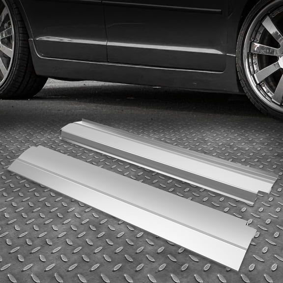 Nuvision Left & Right Slip On Outer Rocker Panels for 06-12 Ford Fusion Mercury MKZ Milan