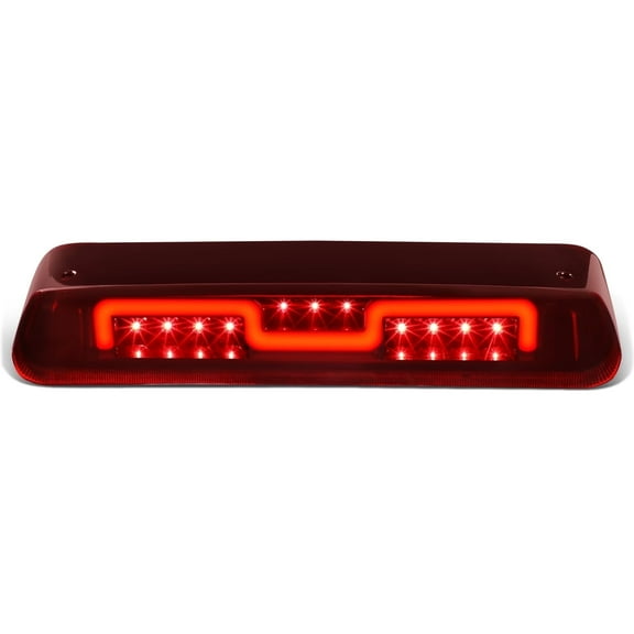 Nuvision Lighting For 2004 to 2010 Ford Sport Trac F-Series 2-Stage Sequential Chase LED Light Bar Dark Red Third Brake Light 08