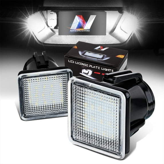 Nuvision Lighting NVL-LPL-003 License Plate Lights For 2014-2021 For Toyota Tundra Tacoma 15 16 17 18 19 20
