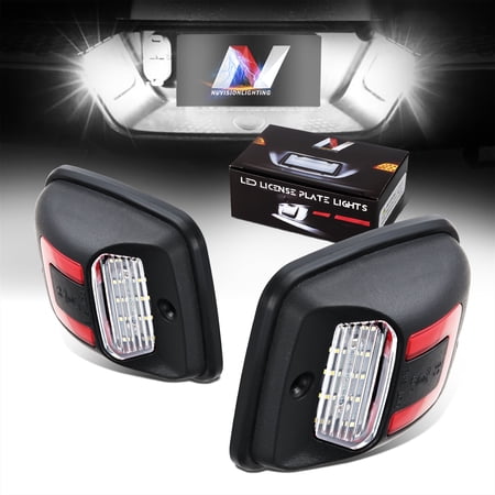 Nuvision Lighting NVL-LPL-008 License Plate Lights For 1992-2004 For Toyota Tacoma T100 93 94 95 96 97 98 99 00 01 02 03