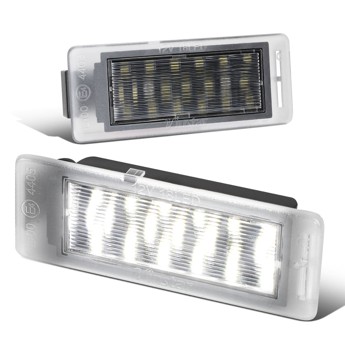 Nuvision Lighting NVL-LPL-026 License Plate Lights For 2010-2020 Cadillac Chevrolet GMC Buick