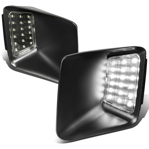 Nuvision Lighting PT-ZTL-9063 2Pcs 18 SMD White LED License Plate Lights for 2004-2012 GMC Canyon Chevy Colorado