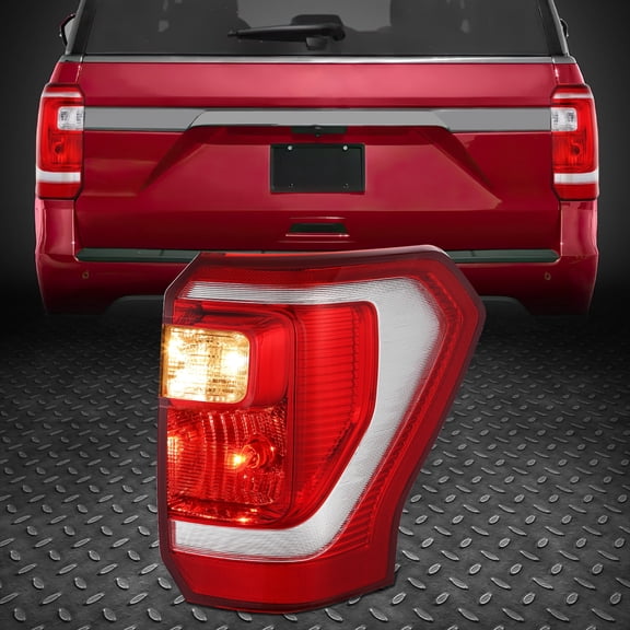 Nuvision Passenger Right Side Halogen Tail Light Lamp Assembly for 18-21 Ford Expedition