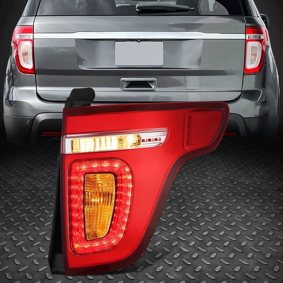 Nuvision Passenger Right Side RH LED Tail Light Lamp for 11-15 Ford Explorer Fo2801226