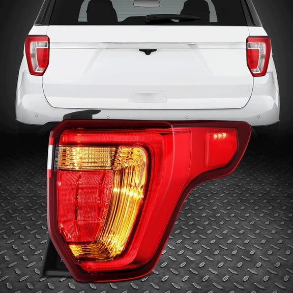 Nuvision Passenger Right Side Rear LED Tail Light Lamp Assembly for 16-19 Ford Explorer
