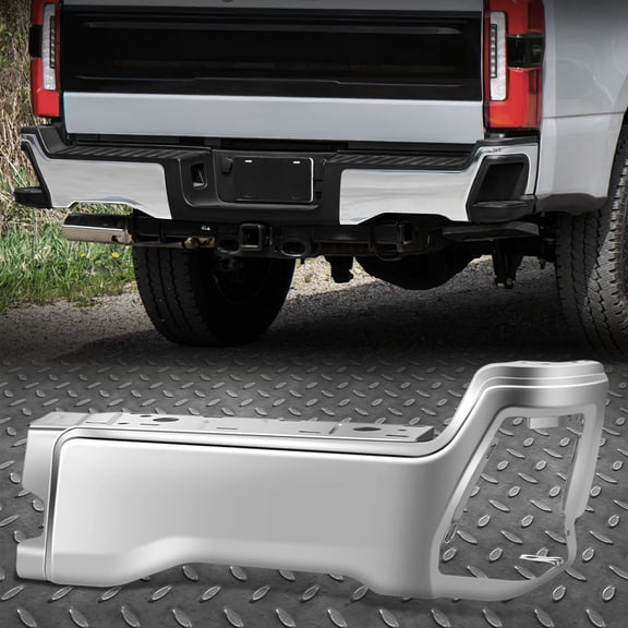 Nuvision Right Side RH Chrome Rear Bumper End Cap for 23-25 F250 F350 SD w/o Sensor Holes