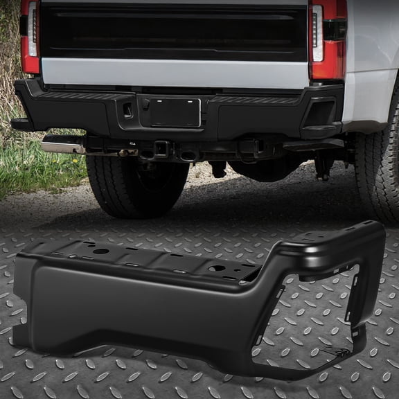 Nuvision Right Side Rear Bumper End Cap for 23-25 Ford F250 F350 F450 SD w/o Sensor Holes