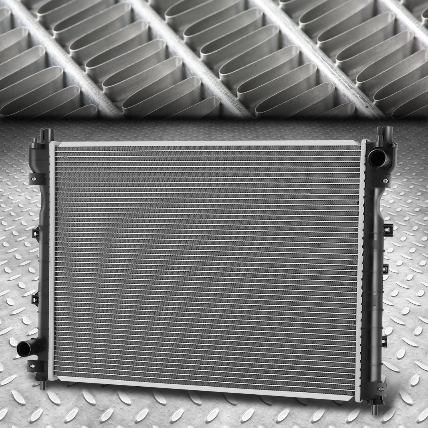 Land Rover Freelander Radiator Nuvision for 02-06 Land Rover Freelander Factory Style Aluminum Cooling ...