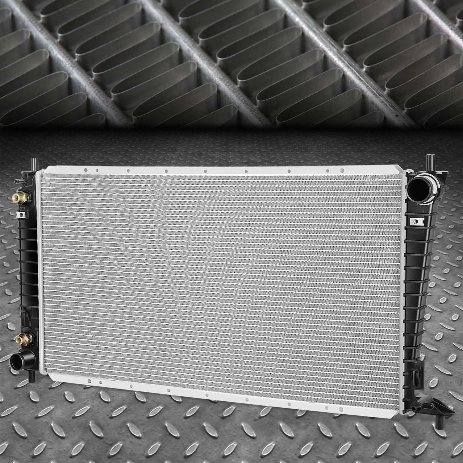 Lt Radiator Nuvision for 04-08 Expedition/F150/Mark LT AT OE Style Aluminum Cooling ...
