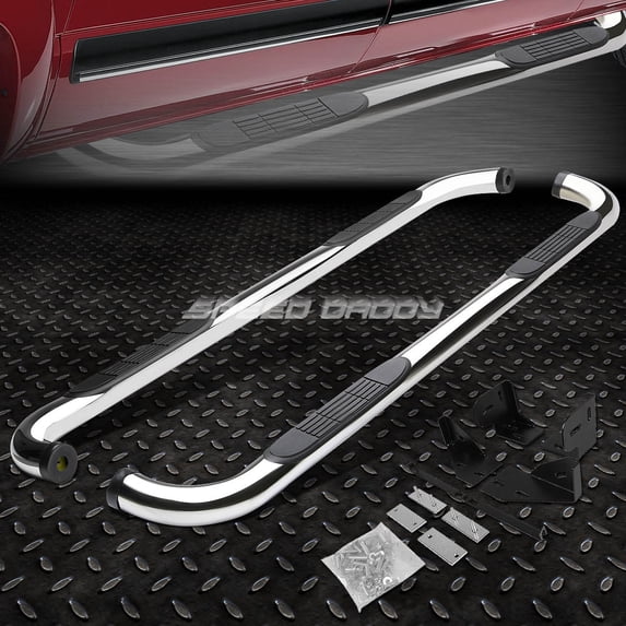 Nuvision for 05-10 Grand Cherokee/Commander Chrome 3" Side Step Nerf Bar Running Board