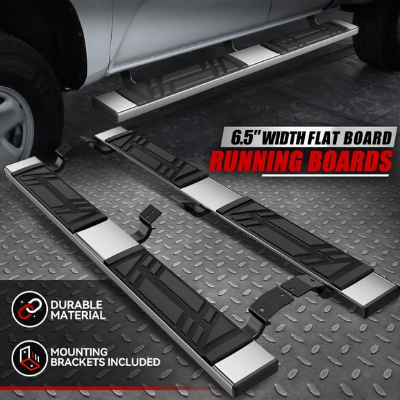 Nuvision for 05-23 Toyota Tacoma Access Extended Cab 6.5"Running Board Side Step Nerf Bar