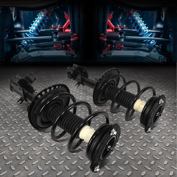 Nuvision for 07-13 Nissan Altima Steel Pair Front Complete Strut & Coil Spring Assembly