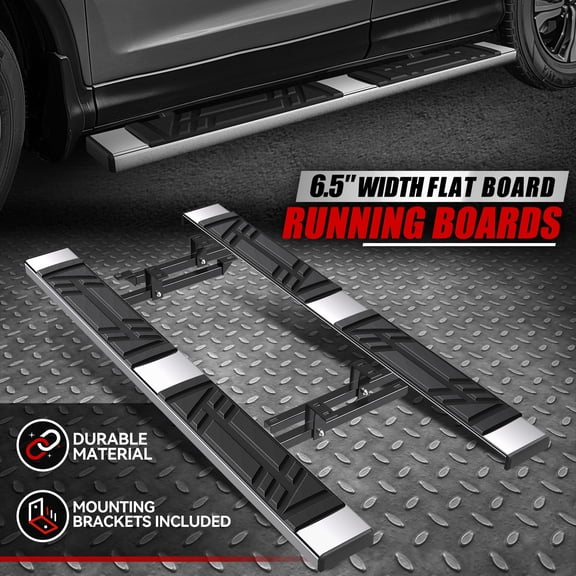 Nuvision for 07-16 Honda Crv Cr-V 6.5" Premium Running Boards Side Step Pedal Nerf Bar