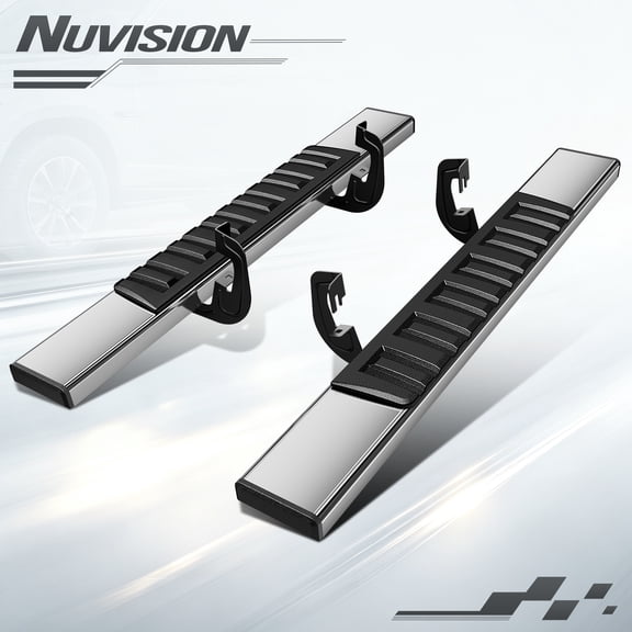 Nuvision for 07-19 Chevy Silverado GMC Sierra REGular Cab 6.75" Step Bar Running Boards