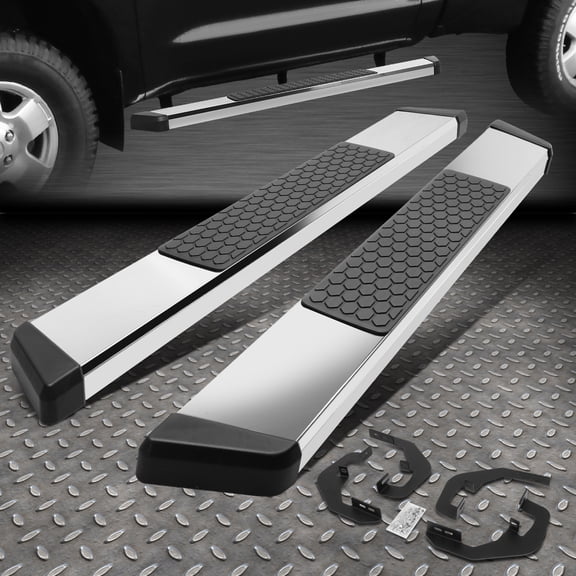 Nuvision for 07-19 Silverado Sierra Standard Cab 5.5" SS Side Step Nerf Bar Running Boards