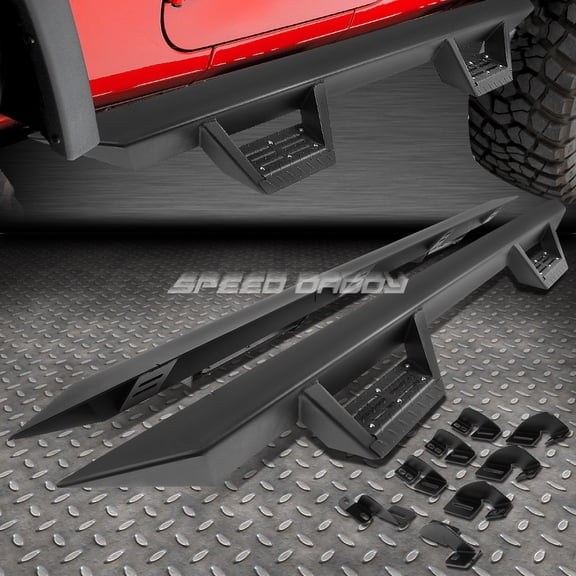 Nuvision for 07-20 Toyota Tundra Crewmax Cab Steel 3" Drop Side Step Bar Running Board