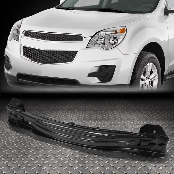 Nuvision for 10-13 Equinox Terrain OE Style Steel Black Bumper Reinforcement Impact Bar