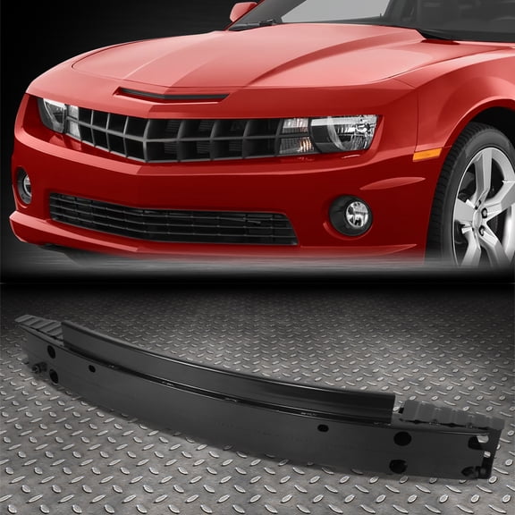 Nuvision for 11-13 Chevy Camaro LT/SS Black Steel Rear Bumper Reinforcement Impact Bar