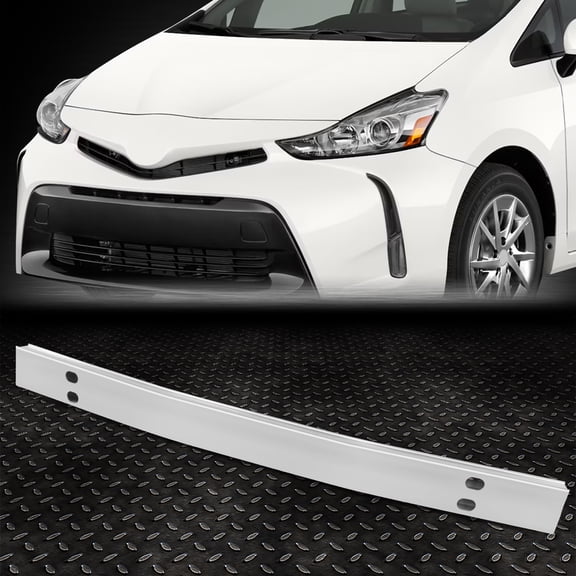 Nuvision for 12-18 Toyota Prius V OE Style Steel Rear Bumper Reinforcement Impact Bar