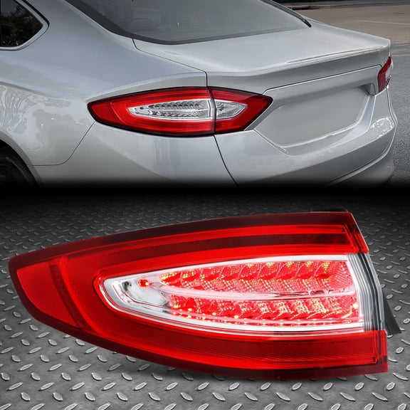 Nuvision for 13-16 Ford Fusion S/SE OE Style Driver Left Side Outer LED Tail Brake Light