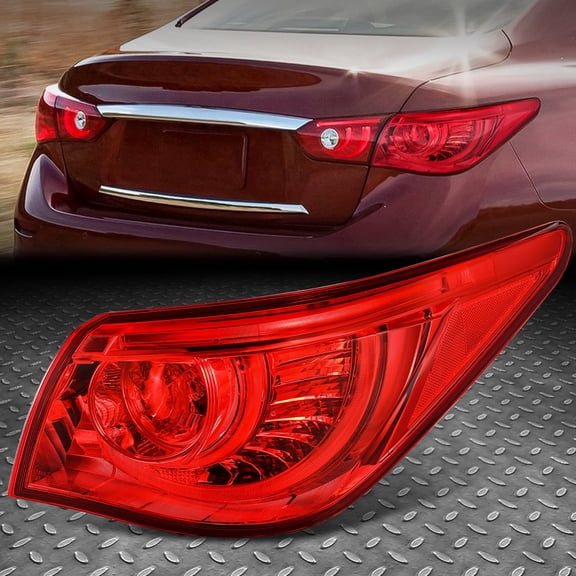 Nuvision for 14-17 Infiniti Q50 OE Style Passenger Right Side Outer LED Tail Brake Light