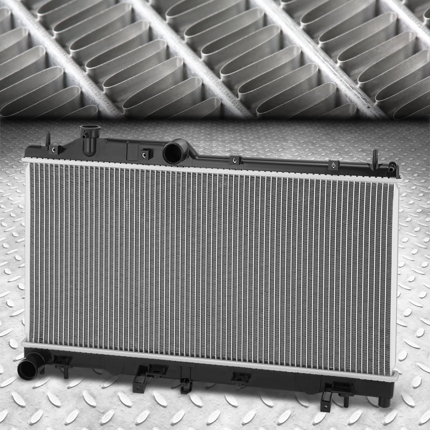 13458 Radiator Nuvision for 15-19 Subaru WRX STI OE Style Full Aluminum Core Cooling ...