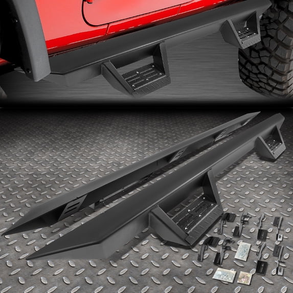 Nuvision for 15-20 Colorado Canyon Crew Cab Steel 3" Drop Side Step Bar Running Board