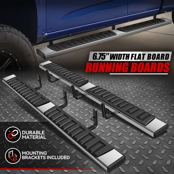 Nuvision for 15-24 Colorado Canyon Extended Cab 6.75" Side Step Nerf Bar Running Boards