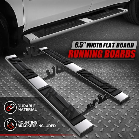 Nuvision for 16-22 Honda Pilot 6.5" Premium Running Boards Side Step Pedal Nerf Bars