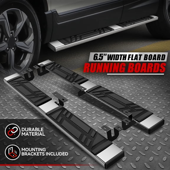 Nuvision for 17-22 Honda Crv Cr-V 6.5" Premium Running Boards Side Step Pedal Nerf Bar