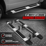 Nuvision for 19-24 Dodge Ram 1500 Crew Cab 6" Chrome SS Flat Side Step Bar Running Boards