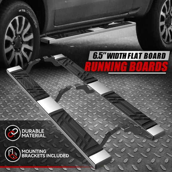 Nuvision for 19-25 Ford Ranger Extended Cab 6.5" Side Running Boards Step Nerf Bar Pedal
