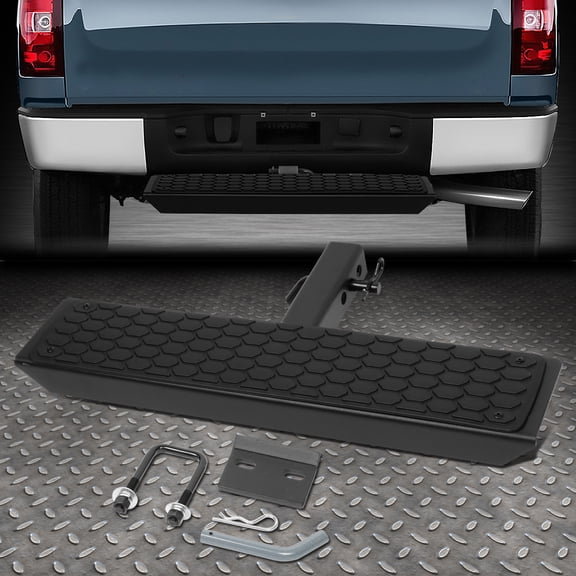 Nuvision for 2" Receiver Rear Bumper Trailer Towing Hitch Step Bar Guard 26" Wide X 5" Long