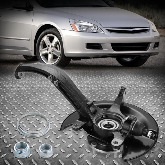 Nuvision for 2003-2007 Honda Accord 2.4L AT Front Right Loaded Steering Knuckle Assembly