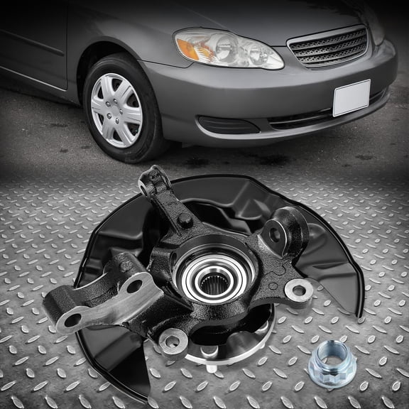 Nuvision for 2003-2008 Toyota Corolla Front Right Side Loaded Steering Knuckle Assembly