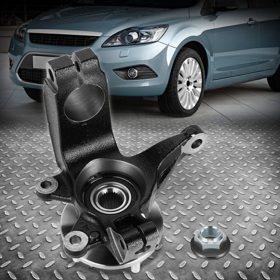 Nuvision for 2006-2011 Ford Focus Front Left Driver Side Loaded Steering Knuckle Assembly