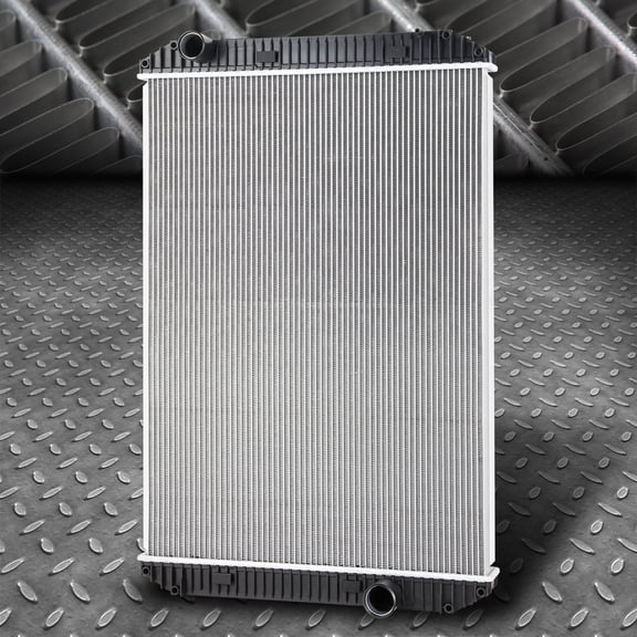 Nuvision for 97-07 Freightliner Classic Fl106 Columbia 2-Row Full Aluminum Core Radiator