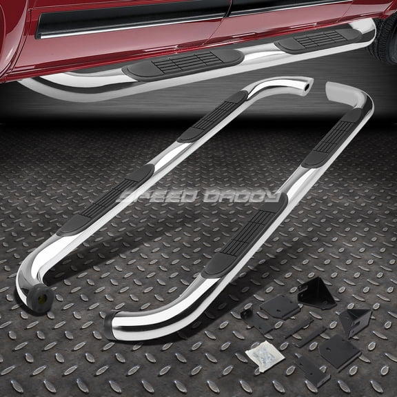 Nuvision for 98-11 Ford Ranger Extended Cab Stainless 3" Side Step Nerf Bar Running Board
