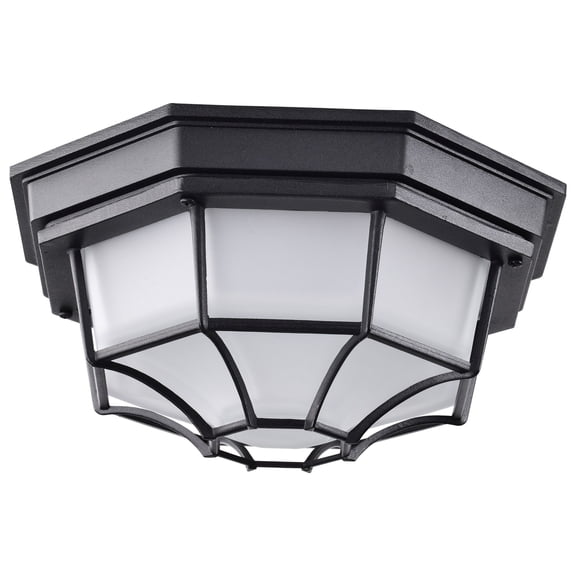 Nuvo Lighting - 18.5W LED Outdoor Spider Cage Flush Mount-5.06 Inches Tall and