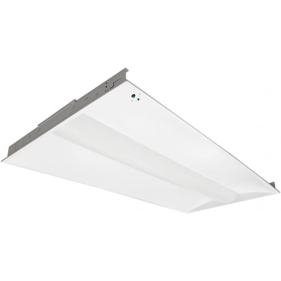 65/455-Nuvo Lighting-50W 4000K 1 LED Troffer with Emergency Battery Backup in Utility Style-23.59 Inches Wide by 2.75 Inches High
