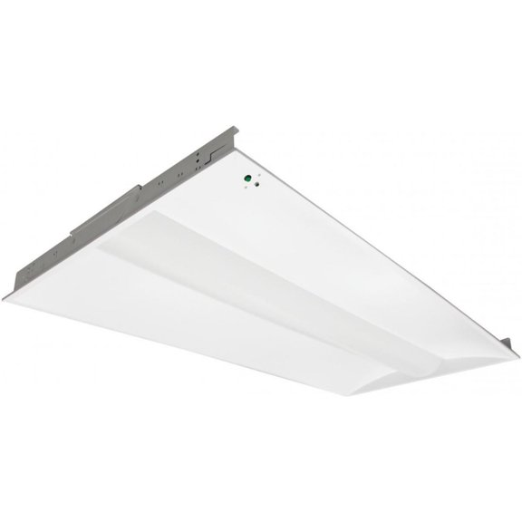 65/455-Nuvo Lighting-50W 4000K 1 LED Troffer with Emergency Battery Backup in Utility Style-23.59 Inches Wide by 2.75 Inches High