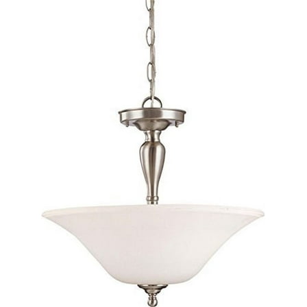 Nuvo 60-1827 - Dupont - 3 Light Semi Flush w/ Satin White Glass