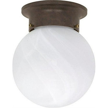 Nuvo 60-259 - 1 Light - 6" - Ceiling Mount - Alabaster Ball