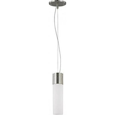 Nuvo 60-2932 - Link - 1 Light Tube Pendant w/ White Glass