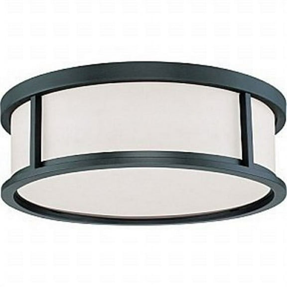 Nuvo 60-2983 - Odeon - 3 Light 17 Flush Dome w/ Satin White Glass