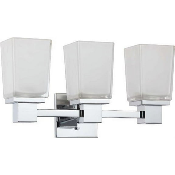 Nuvo 60-4003 - Parker - 3 Light Vanity Fixture w/ Sandstone Etched Glass