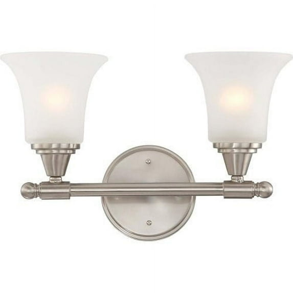Nuvo 60-4142 - Surrey - 2 Light Vanity Fixture w/ Frosted Glass
