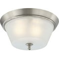 thumbnail image 1 of Nuvo 60-4153 - Surrey - 3 Light Flush Dome Fixture w/ Frosted Glass, 1 of 2