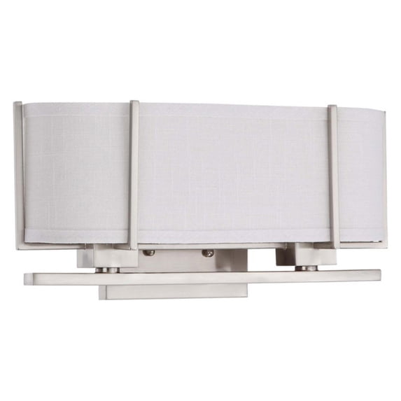 Nuvo 60-4344 - Wall Sconce in Brushed Nickel Finish with Slate Gray Shade