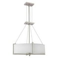 thumbnail image 1 of Nuvo 60/4345 Portia ES - 4 Light Oval Pendant w/ Slate Gray Fabric Shade - (4) 13w GU24 Lamps Incl., 1 of 1
